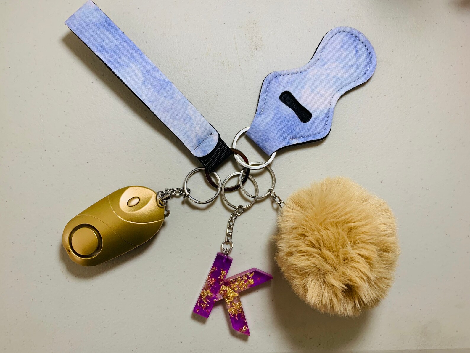 Cute keychains with Alarms plus bonus letter keychain Etsy