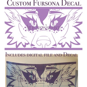 Custom Fursona Decal