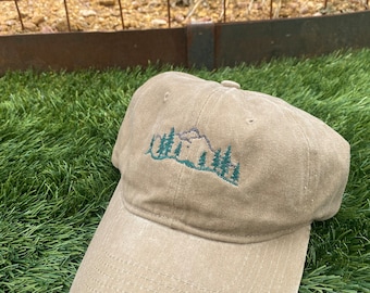 Embroidered cap, Embroidered hat, Cap with embroidery, Embroidery cap, mountain cap, embroidered mountain cap, embroidered ball cap,