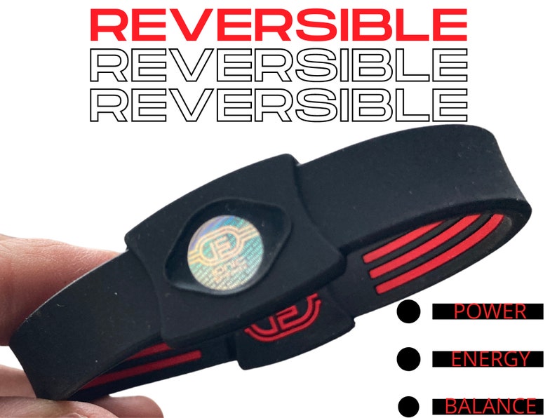 Ionic Energy Power Balance Bracelet 2 in 1 Hologram Negative Ion Technology Rx Magnetic Therapy Dr image 8