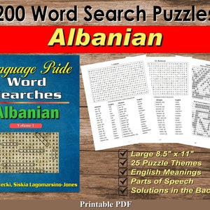 Sprache Pride Wortsuche Ebook - Albanisch - Band 1