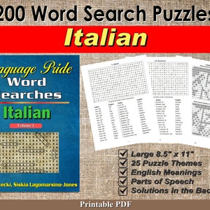 Sprache Pride Wortsuche Ebook - Italienisch - Band 1