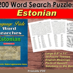 Sprache Pride Wortsuche Ebook - Estnisch - Band 1