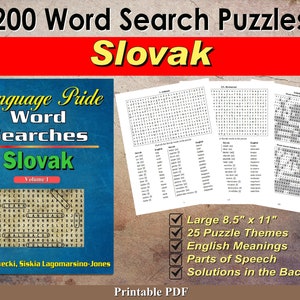 Sprache Pride Wortsuche Ebook - Slowakisch - Band 1