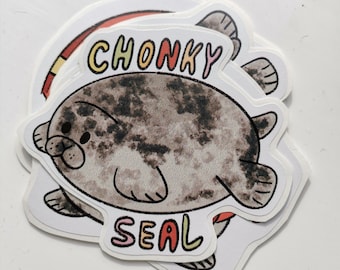 Chonky Seal sticker set