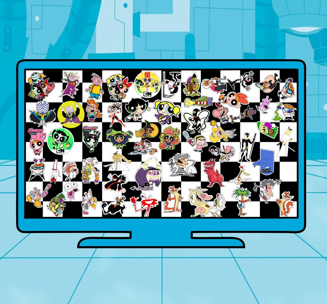 Mystery 90's and 00's Cartoons Sticker Pack - Etsy