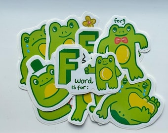 Frog sticker pack