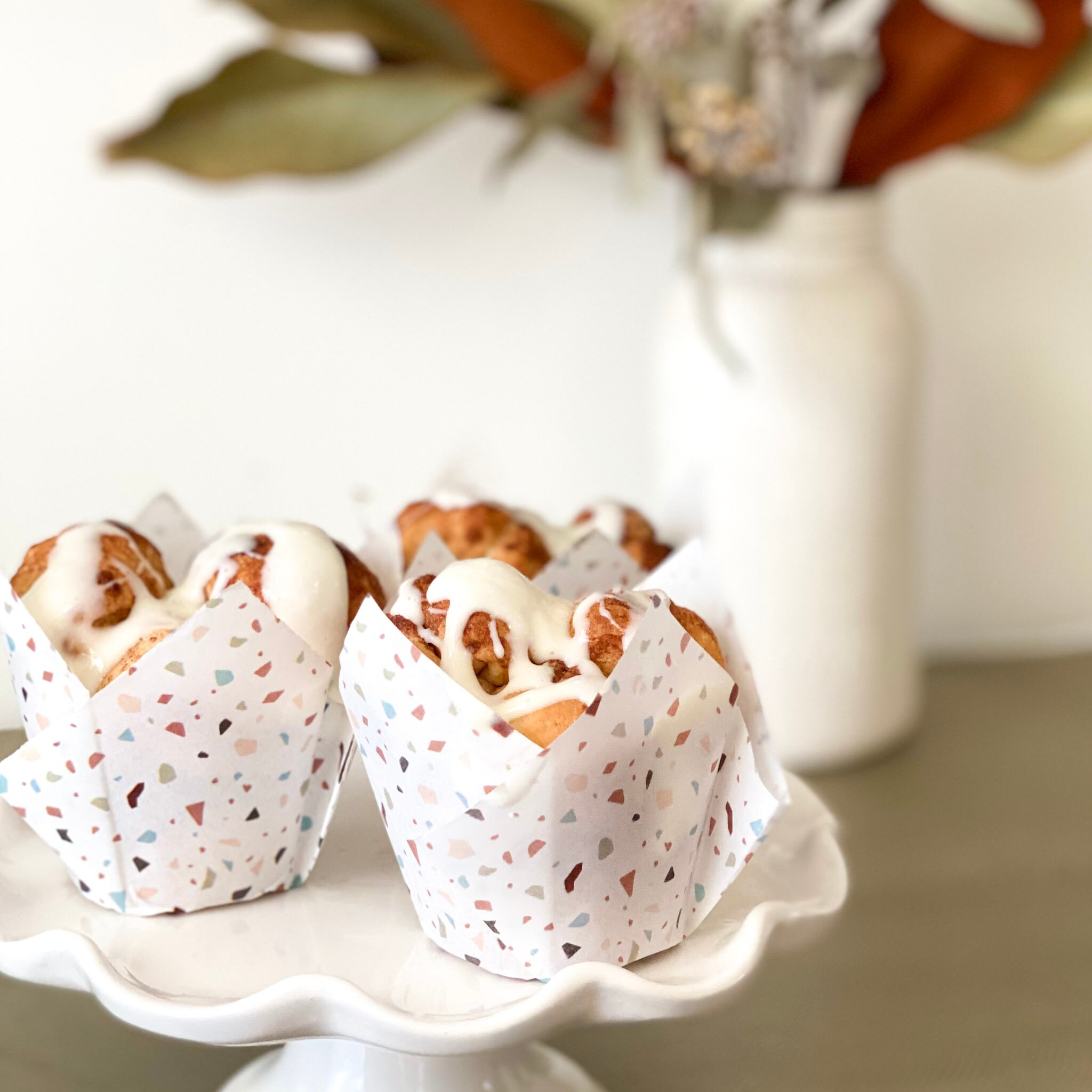 Bake Me Wild Tulip Cupcake Liners Designer Printed Cupcake Etsy