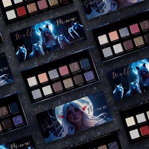 Snow Moon y Wolf Moon Duo: paletas de sombras de ojos multicromáticas, duocromáticas y neutras de tonos fríos