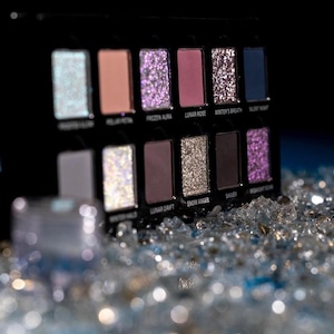 Snow Moon Palette: Sparkly Multichrome Eyeshadow, Cool-Toned Makeup Pallet