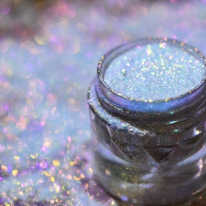 Lemurian Dream Loose Pigment Eyeshadow, Multichrome Eyeshadow, Multi Chrome, Duochrome Eeyshadow, Duo Chrome Makeup, Pink Pastel Eyeshadow,