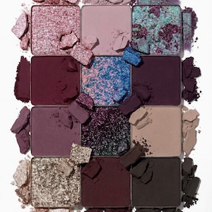 Paleta de sombras de ojos y pigmentos prensados Nevermore de 12 tonos