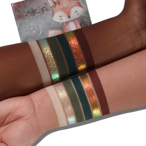 What The Fox Palette, eyeshadow palette, multi chrome makeup, winter makeup, cute makeup, duochrome eyeshadow pallet, neutral eyeshadow