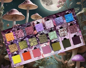 PRE-ORDER - Lees de beschrijving - Flower Moon Eyeshadow Palette, duochrome oogschaduwpalet, multichrome oogschaduw, lentemake-up