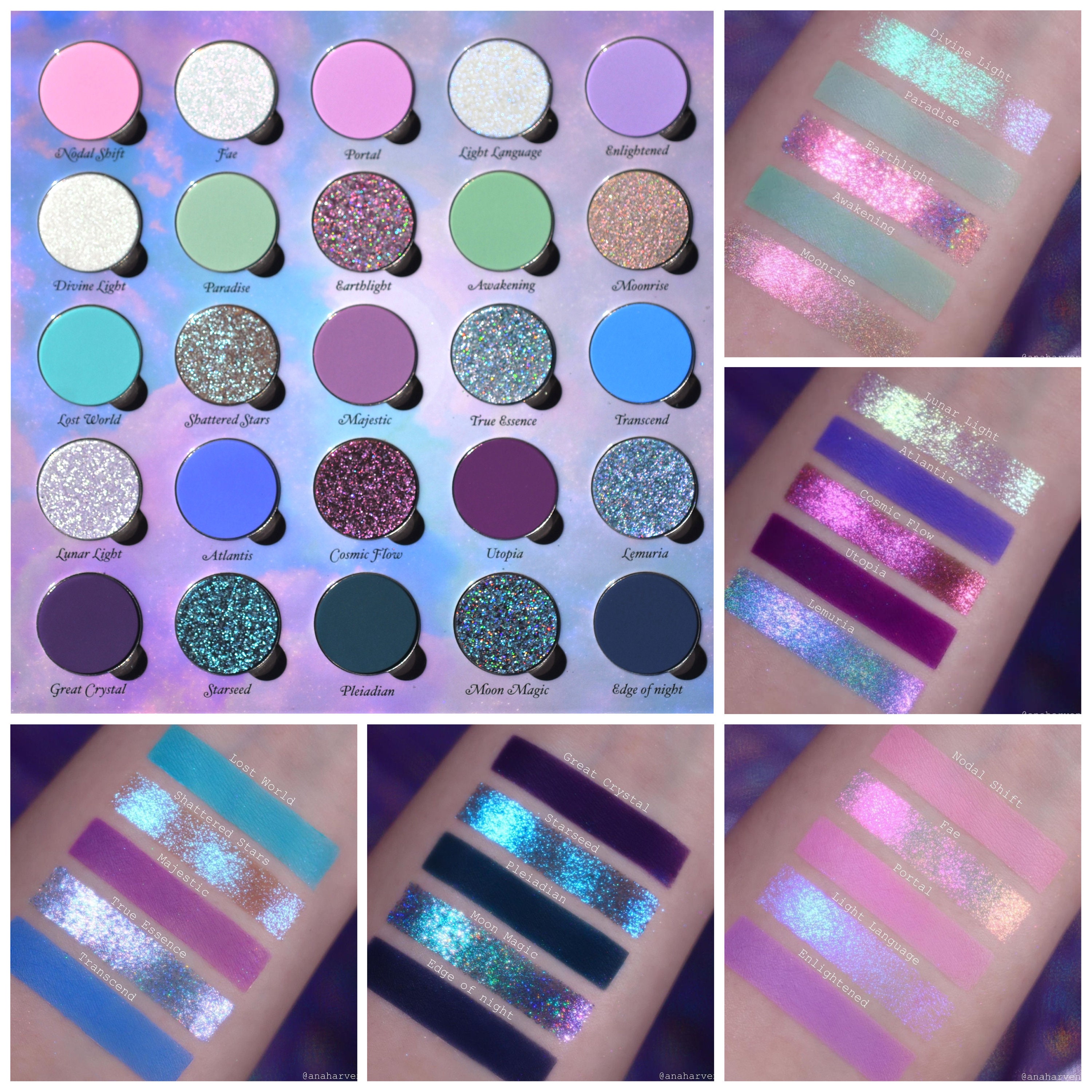 Infinite Chrome Laser Eyeshadow Chameleon Pigment Rainbow Eyeshadow Powder  Light Change Holographic Eyeshadow Pigment Glitter