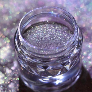 Wildflower Fairy Multichrome Moon Dust, Duochrome Eyeshadow, Sparkly Makeup,Holographic, Cosplay, Chameleon Flake, Glitter Eyeshadow image 5