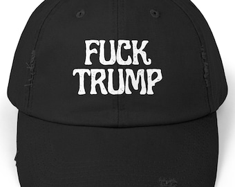 Anti-troefpet - edgy politieke hoed voor protest, democraathoed, liberale pet, cadeaus voor activisten, aangepaste statementkleding, trendy pet