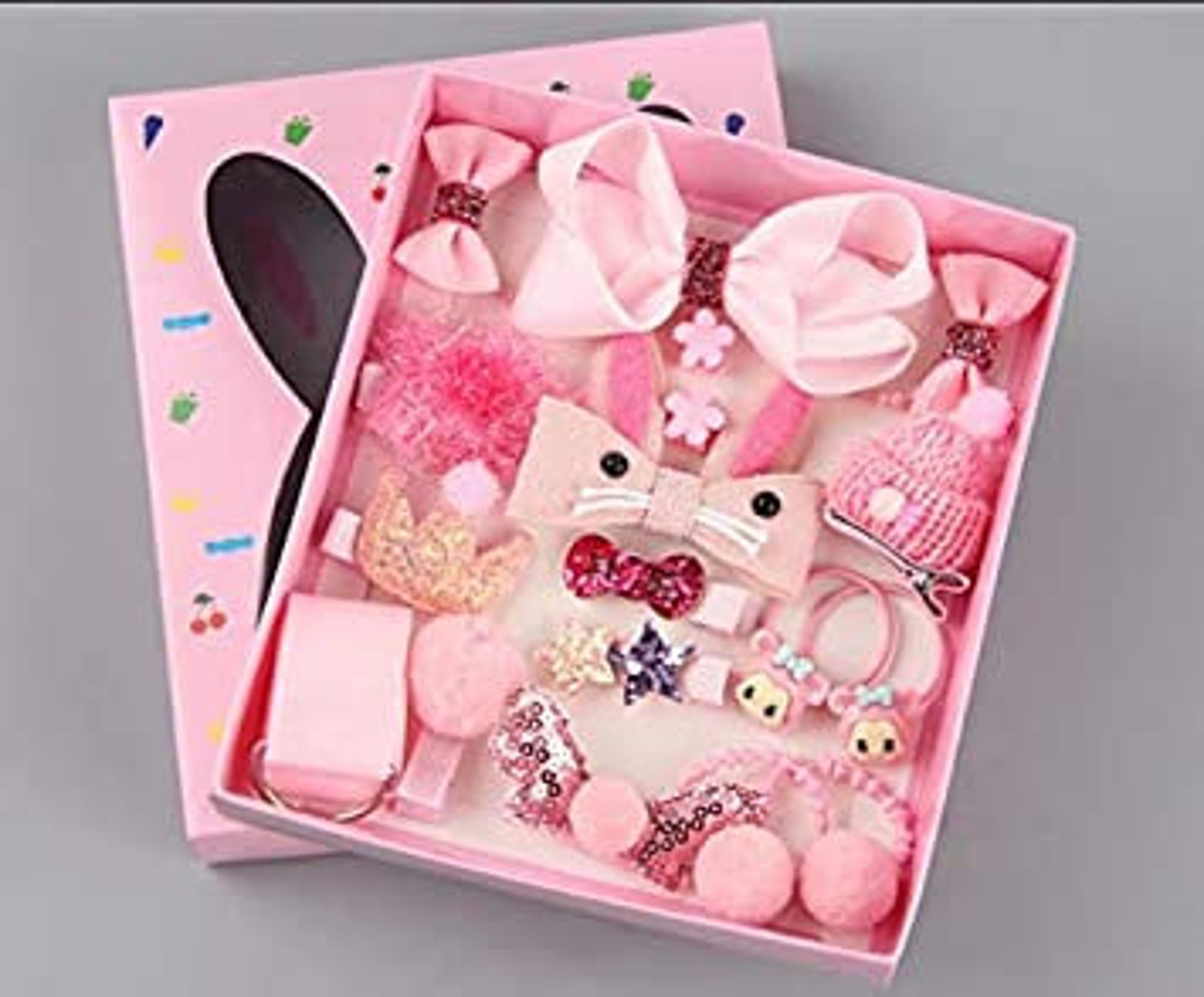 18 Piece variety Hair Accessories with gift box for girls Etsy
