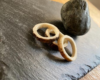 Ring aus Geweih Rothirsch handgemacht