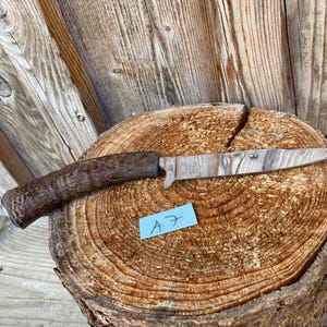 chamois knife handmade antler knife leather trousers deer catcher