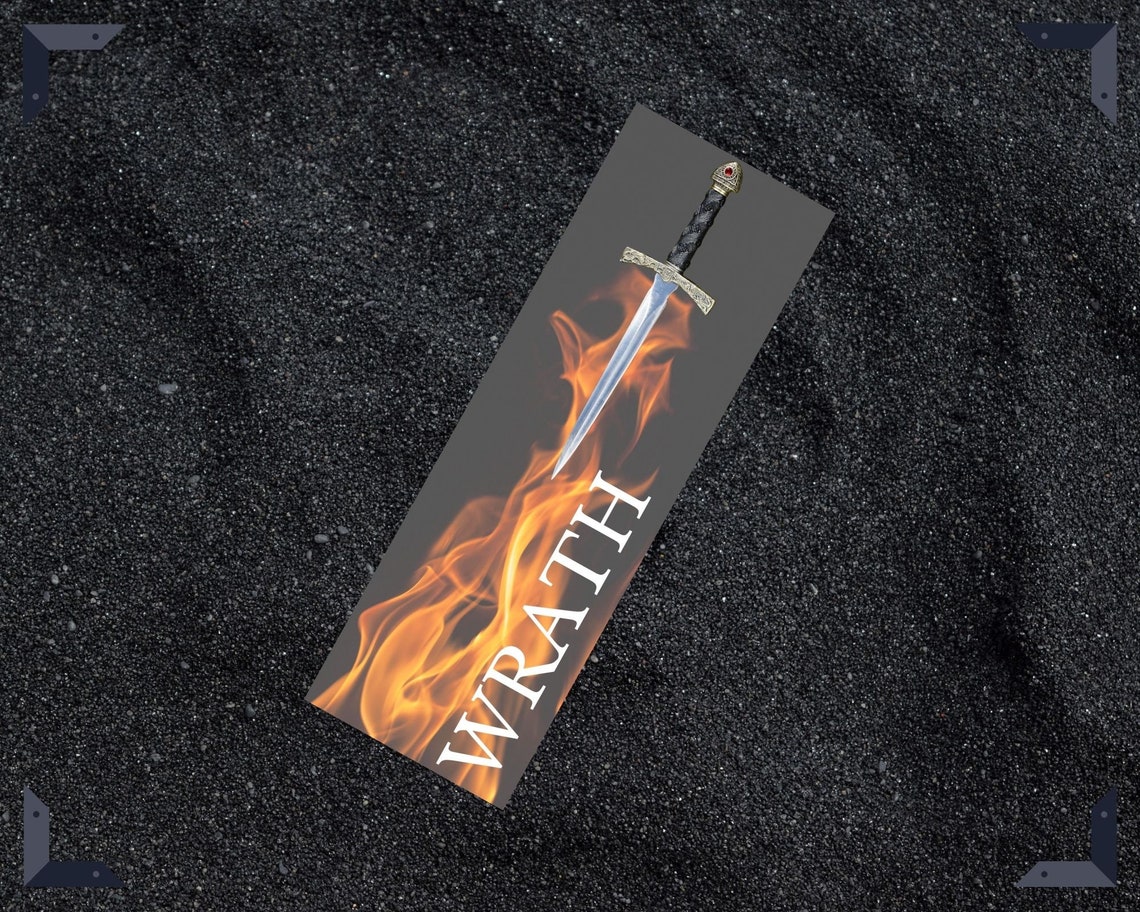 Black Dagger Brotherhood Bookmark WRATH | Etsy