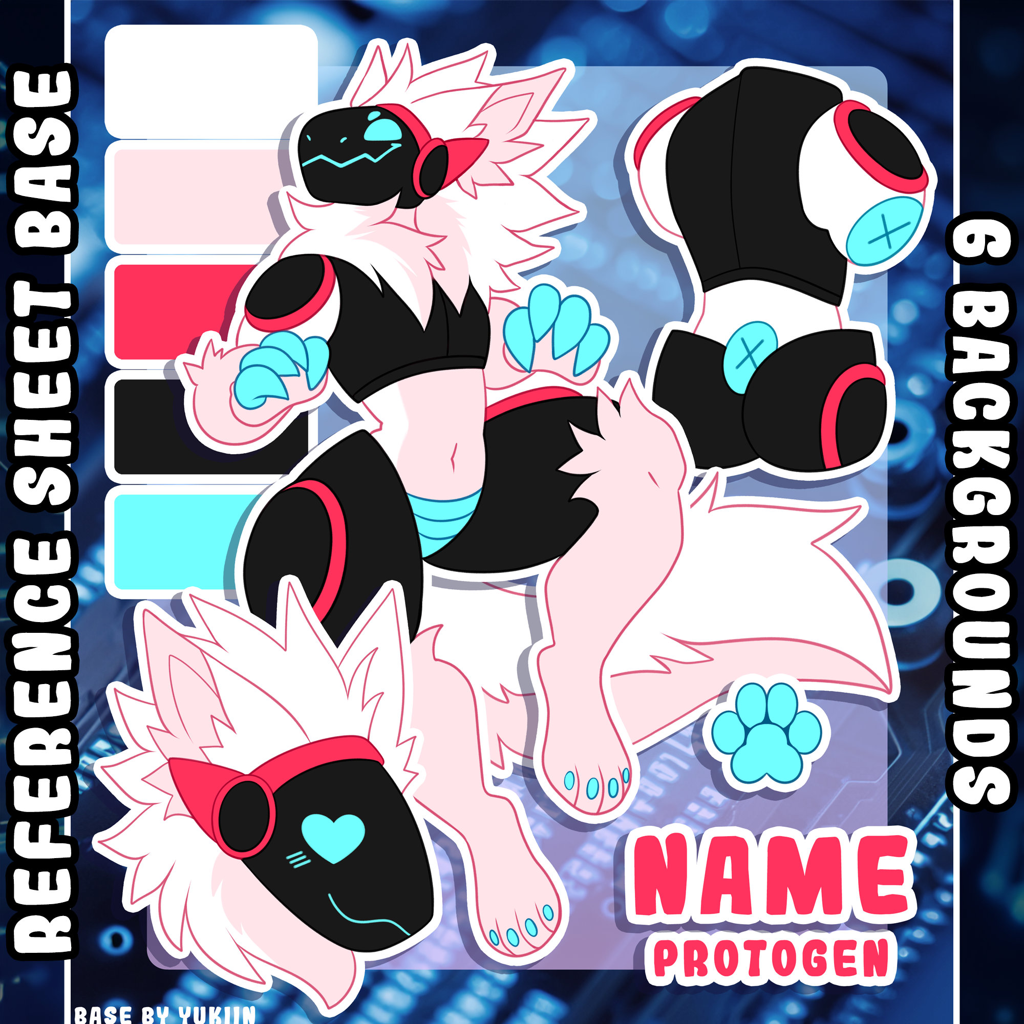 Custom protogen commission auction (plus RF detailed specs) 