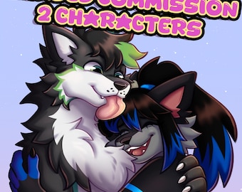 Shaded Commission - 2 Characters