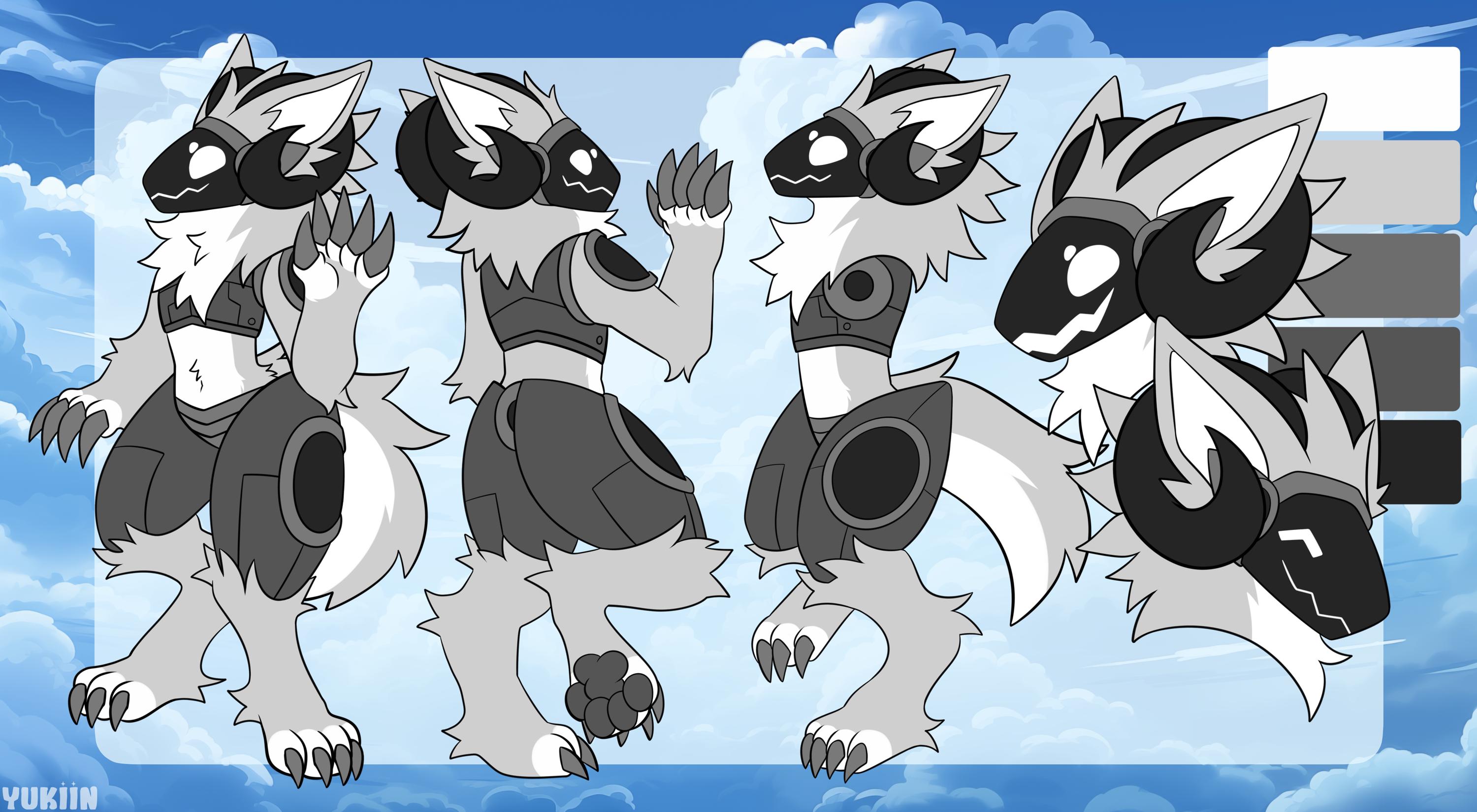 Protogen Reference Sheet Base - Instant Download - Etsy