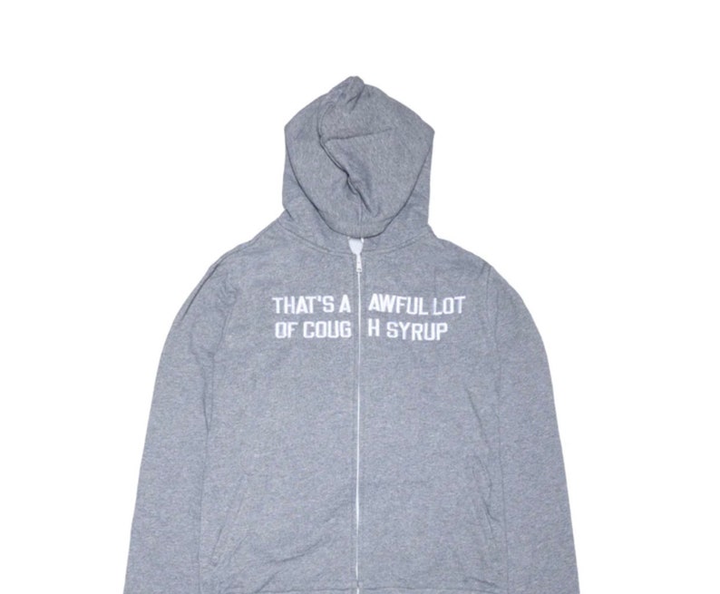 That a Awful Lot of Cough Syrup Zip up Hoodie Custom - Etsy - Thats An Awful Lot Of Cough Syrup Hoodie