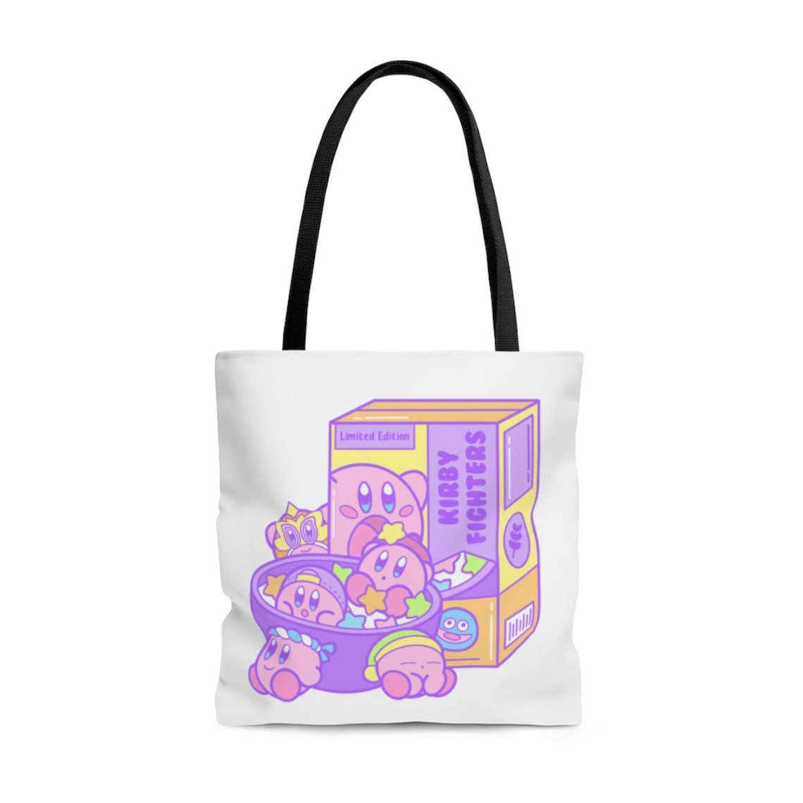 Adorable Kirby Tote Bag Nintendo Inspired Etsy