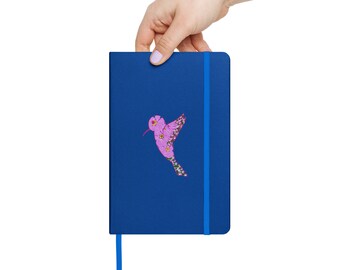 Hummingbird hard cover bound notebook