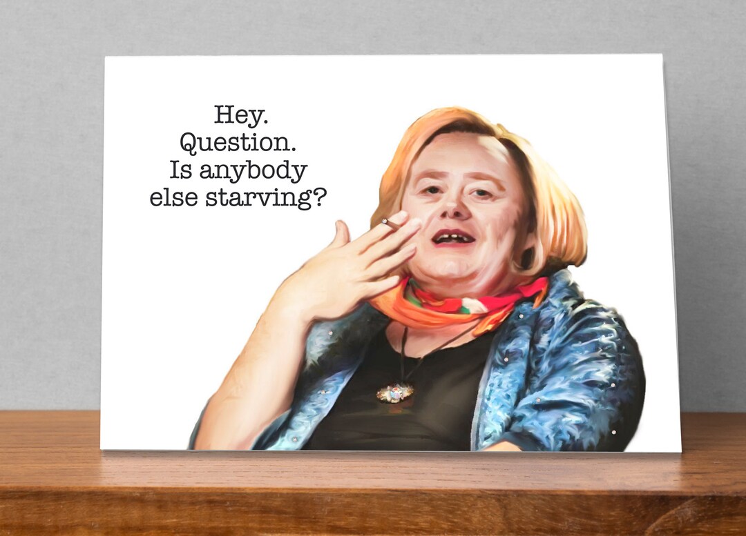 Original, Handmade, Christine Baskets Greeting Card Asks A Legit Question, Free Shipping