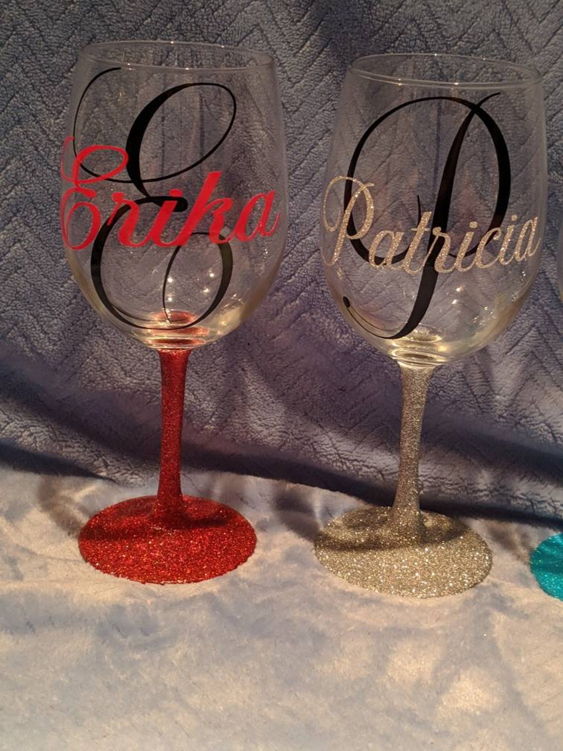 Personalized Wine Glasses, Name Wine Glasses, Custom Drinkware