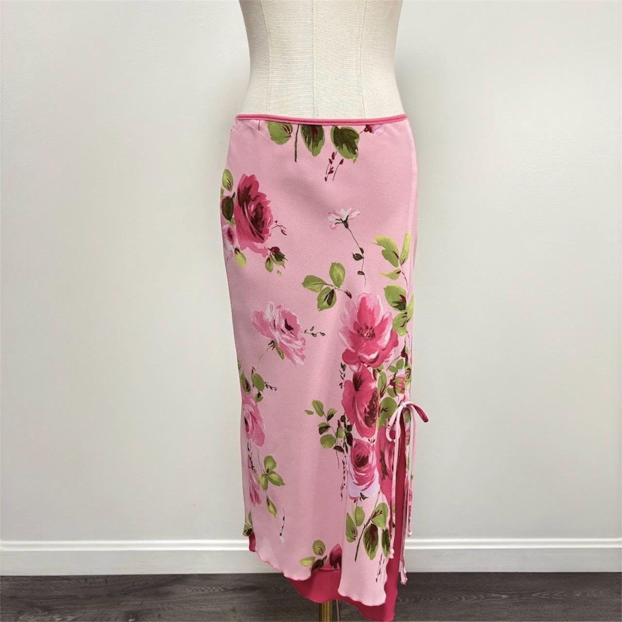 Y2k Floral Skirt - Etsy
