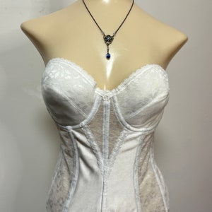 1959 Marja silver jubilee women's lace strapless Corset bra