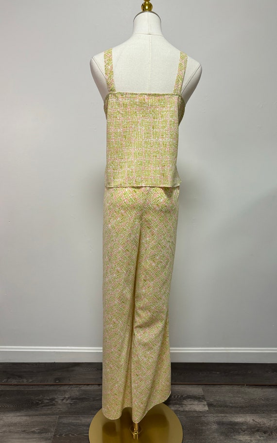 Vintage Y2K Pink & Green Pajama Set | Size M/L - image 5