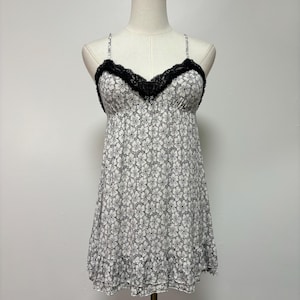 Victoria’s Secret Y2K Floral Babydoll Slip Dress | Size S