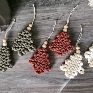 Macrame Christmas Tree Ornament
