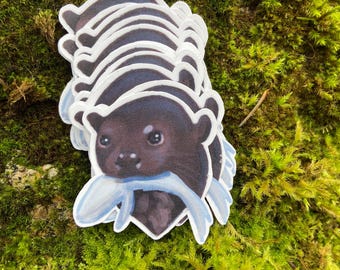 Giant otter waterproof sticker-conservation series