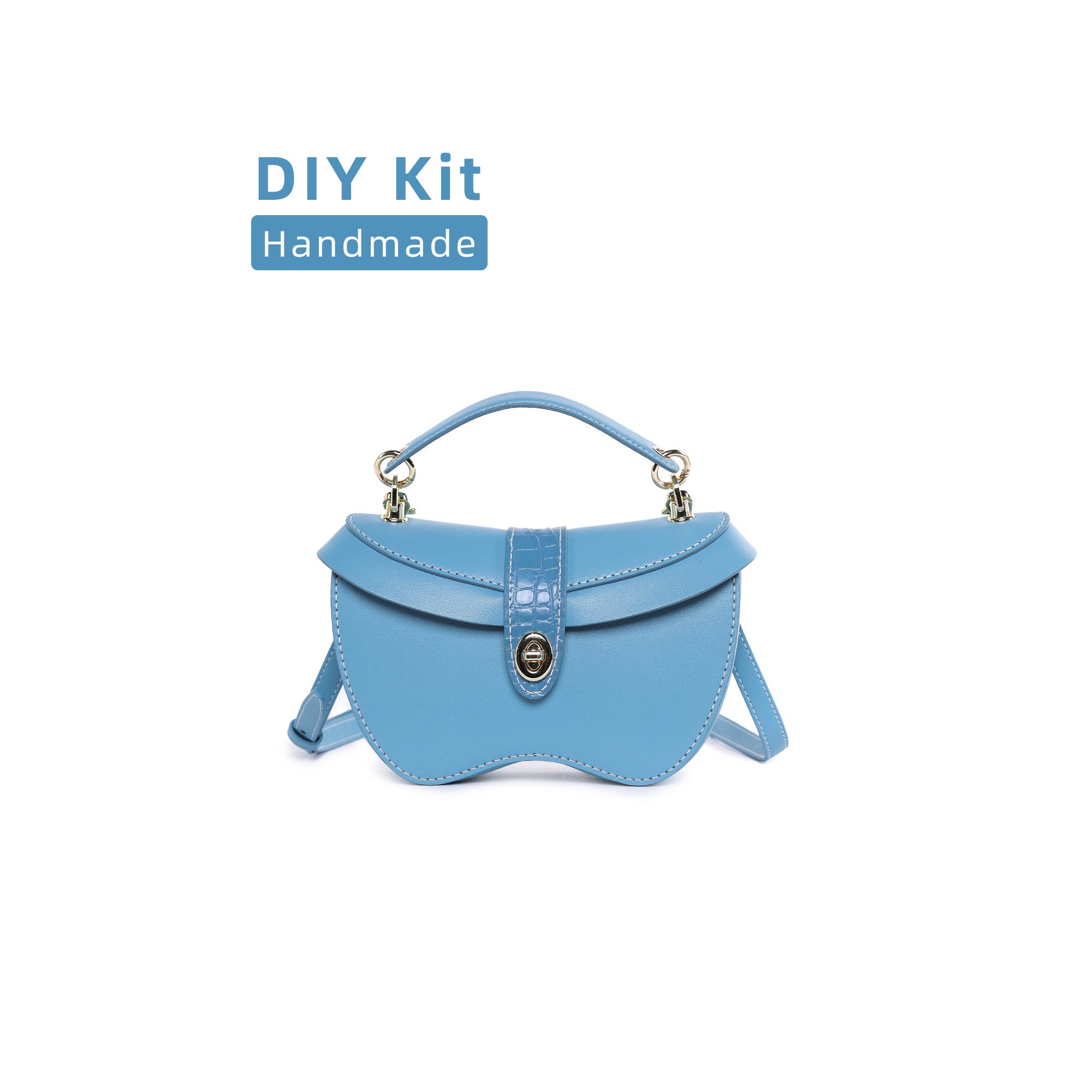 DIY Handmade Leather Bag kits of Butterfly Elf for crossbody Etsy