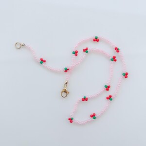 Girl necklace, Children’s beaded fruit necklace, colorful dainty necklace, girl gift, fruit jewelry, birthday gift for kids, beaded jewelry