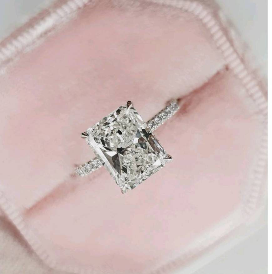 Engagement Ring Cum Wedding Promise Ring Bridal