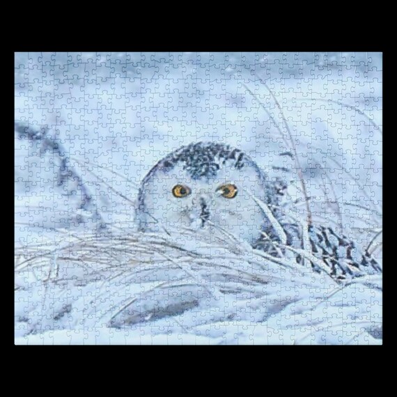 Snowy Owl Jigsaw – Fun for Nature Lovers - Etsy
