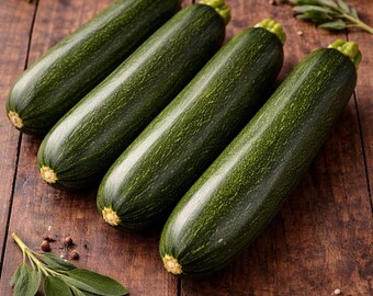 Fordhook Zucchini Seeds Heirloom Summer Squash Easy to Grow Non-GMO
