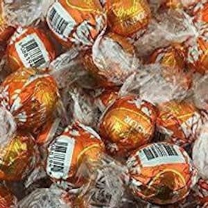 Blood Orange Milk Chocolate Lindt Truffles/ Best Wedding Favors /They Are My Favorite for Baking! Melt, Chop, Drizzle...Then wrap & gift!