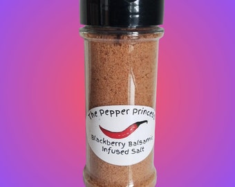 Blackberry Balsamic Infused Salt – Sweet & Savory Gourmet Seasoning – Artisanal Gift for Foodies, Chefs and Unique Cooking Creations!