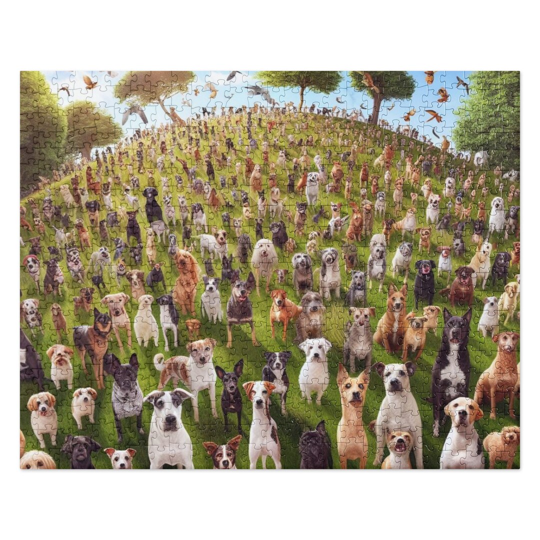 Dogs Everywhere Jigsaw – Dog Lover Gift - Etsy UK