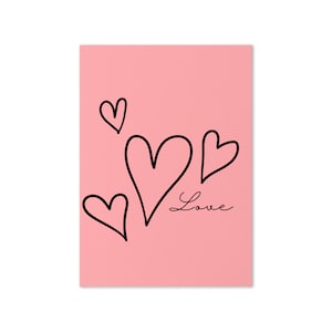 Tarjeta de felicitación de amor: en blanco por dentro para cualquier ocasión. ¡Perfecta para mensajes románticos, emotivos o simplemente porque sí para alguien especial!