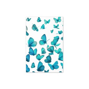 Cartão de felicitações com borboletas – interior em branco, design inspirado na natureza para qualquer ocasião ou para uma pessoa querida que adora o ar livre