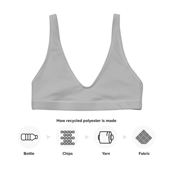 grey swimsuit top